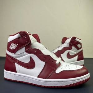 Nike Air Jordan 1 White Red Shoes