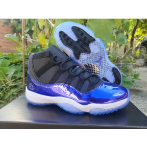 Nike Air Jordan 11 Black Blue Shoes