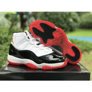 Nike Air Jordan 11 Black Red Shoes