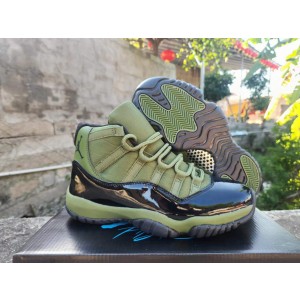 Nike Air Jordan 11 Olive Shoes