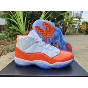 Nike Air Jordan 11 White Orange Shoes