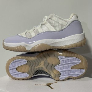 Nike Air Jordan 11 White Purple Shoes