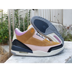 Nike Air Jordan 3 Pink Brown Shoes