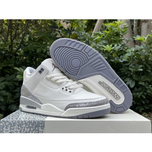 Nike Air Jordan 3 Sail Metallic Silver Shoes