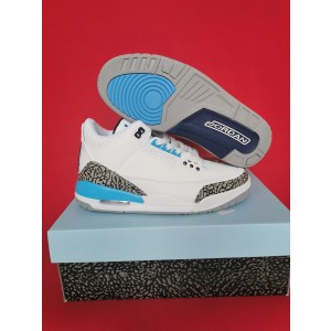 Nike Air Jordan 3 White Blue Shoes 1
