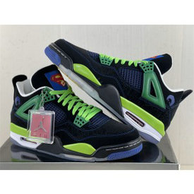 Nike Air Jordan 4 Black Green Shoes