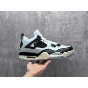 Nike Air Jordan 4 Blue Black Shoes