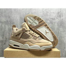 Nike Air Jordan 4 Cozy Girl Light Orewood Brown Shoes