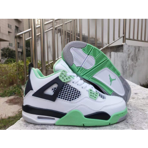 Nike Air Jordan 4 Green Black Shoes
