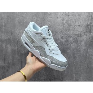 Nike Air Jordan 4 White silver Shoes