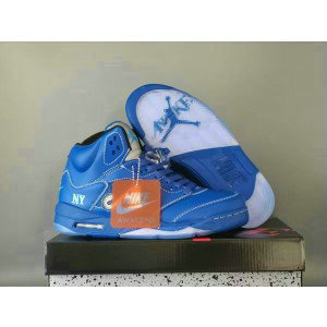 Nike Air Jordan 5 Blue Shoes