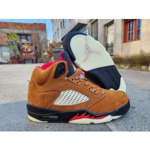 Nike Air Jordan 5 Brown Shoes