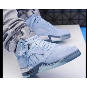 Nike Air Jordan 5 Light Blue Shoes