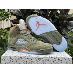 Nike Air Jordan 5 Retro Olive Shoes