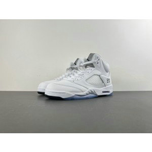 Nike Air Jordan 5 White Shoes