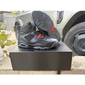 Nike Air Jordan 6 Black Red Shoes