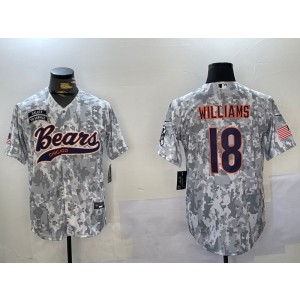 Nike Bears 18 Caleb Williams Camo Vapor Baseball Limited Men Jersey Nike Bears 18 Caleb Williams Camo Vapor Baseball Limited Men Jersey