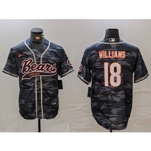Nike Bears 18 Caleb Williams Camo Vapor Baseball Limited Men Jersey Nike Bears 18 Caleb Williams Camo Vapor Baseball Limited Men Jersey