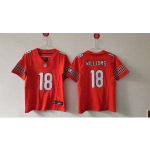 Nike Bears 18 Caleb Williams Orange F.U.S.E. Vapor Limited Women Jersey Nike Bears 18 Caleb Williams Orange F.U.S.E. Vapor Limited Women Jersey