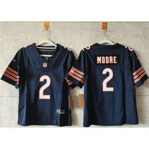 Nike Bears 2 DJ Moore Navy F.U.S.E. Vapor Limited Women Jersey(Run Small) Nike Bears 2 DJ Moore Navy F.U.S.E. Vapor Limited Women Jersey(Run Small)