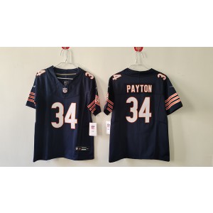 Nike Bears 34 Walter Payton Blue F.U.S.E. Vapor Limited Women Jersey Nike Bears 34 Walter Payton Blue F.U.S.E. Vapor Limited Women Jersey