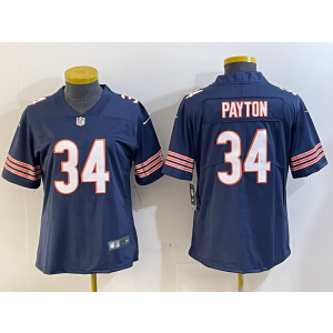 Nike Bears 34 Walter Payton Blue Vapor Untouchable Limited Women Jersey Nike Bears 34 Walter Payton Blue Vapor Untouchable Limited Women Jersey