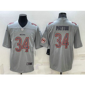 Nike Bears 34 Walter Payton Gray Atmosphere Fashion Vapor Limited Men Jersey Nike Bears 34 Walter Payton Gray Atmosphere Fashion Vapor Limited Men Jersey