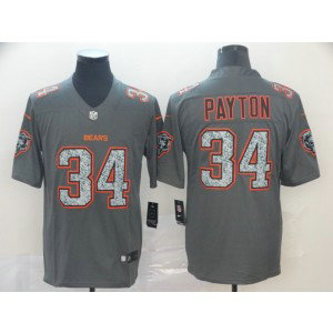 Nike Bears 34 Walter Payton Gray Static Vapor Untouchable Limited Men Jersey Nike Bears 34 Walter Payton Gray Static Vapor Untouchable Limited Men Jersey
