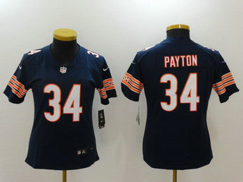 Nike Bears 34 Walter Payton Navy Women Vapor Untouchable Player Limited Jersey Nike Bears 34 Walter Payton Navy Women Vapor Untouchable Player Limited Jersey