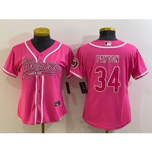 Nike Bears 34 Walter Payton Pink Vapor Baseball Limited Women Jersey Nike Bears 34 Walter Payton Pink Vapor Baseball Limited Women Jersey