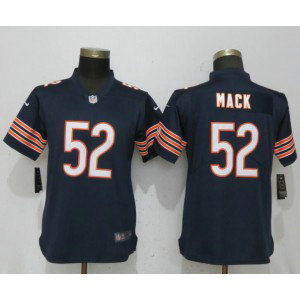Nike Bears 52 Khalil Mack Navy Vapor Untouchable Limited Women Jersey Nike Bears 52 Khalil Mack Navy Vapor Untouchable Limited Women Jersey