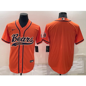 Nike Bears Blank Orange Baseball Men Jersey Nike Bears Blank Orange Baseball Men Jersey