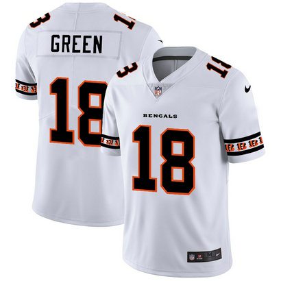 Nike Bengals 18 A.J. Green White Team Logos Fashion Vapor Limited Jersey Nike Bengals 18 A.J. Green White Team Logos Fashion Vapor Limited Jersey