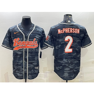 Nike Bengals 2 Evan McPherson Black Camo Vapor Baseball Limited Men Jersey Nike Bengals 2 Evan McPherson Black Camo Vapor Baseball Limited Men Jersey