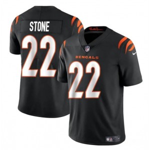 Nike Bengals 22 Geno Stone Black Vapor Untouchable Limited Men Jersey Nike Bengals 22 Geno Stone Black Vapor Untouchable Limited Men Jersey