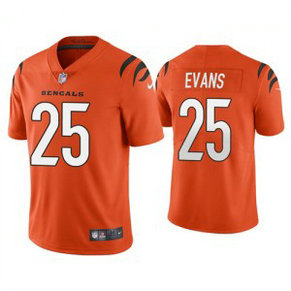 Nike Bengals 25 Chris Evans 2021 Orange Vapor Untouchable Limited Men Jersey Nike Bengals 25 Chris Evans 2021 Orange Vapor Untouchable Limited Men Jersey