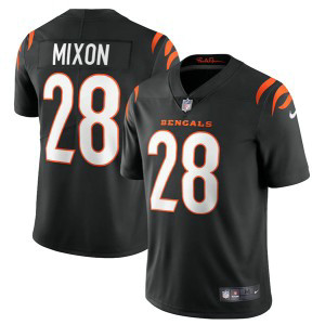 Nike Bengals 28 Joe Mixon 2021 New Black Vapor Limited Men Jersey Nike Bengals 28 Joe Mixon 2021 New Black Vapor Limited Men Jersey