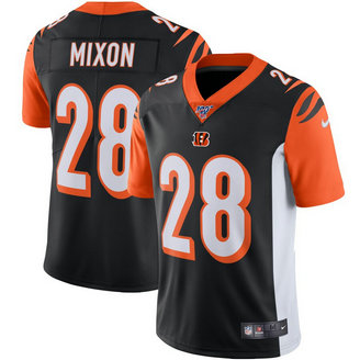 Nike Bengals 28 Joe Mixon Black 100th Season Vapor Untouchable Limited Jersey Nike Bengals 28 Joe Mixon Black 100th Season Vapor Untouchable Limited Jersey