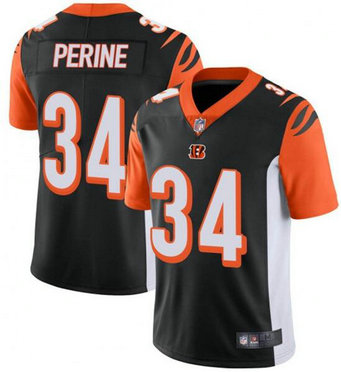 Nike Bengals 34 Samaje Perine Black Vapor Untouchable Limited Jersey Nike Bengals 34 Samaje Perine Black Vapor Untouchable Limited Jersey