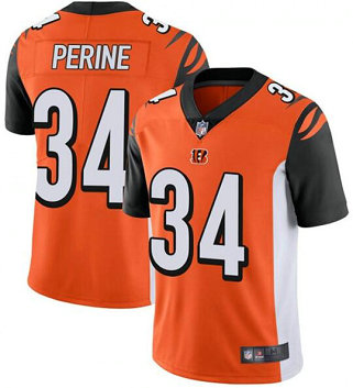 Nike Bengals 34 Samaje Perine Orange Vapor Untouchable Limited Jersey Nike Bengals 34 Samaje Perine Orange Vapor Untouchable Limited Jersey