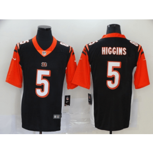 Nike Bengals 5 Tee Higgins Black Vapor Untouchable Limited Men Jersey Nike Bengals 5 Tee Higgins Black Vapor Untouchable Limited Men Jersey