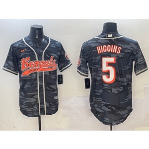 Nike Bengals 5 Tee Higgins Camo Vapor Baseball Limited Men Jersey Nike Bengals 5 Tee Higgins Camo Vapor Baseball Limited Men Jersey
