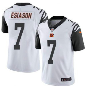 Nike Bengals 7 Boomer Esiason White Color Rush Limited Men Jersey Nike Bengals 7 Boomer Esiason White Color Rush Limited Men Jersey