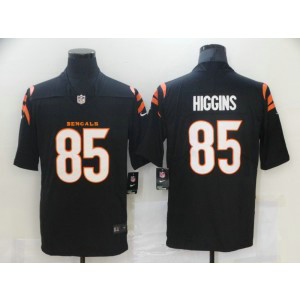 Nike Bengals 85 Tee Higgins 2021 New Black Vapor Limited Men Jersey Nike Bengals 85 Tee Higgins 2021 New Black Vapor Limited Men Jersey