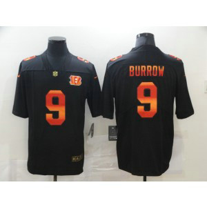 Nike Bengals 9 Joe Burrow 2020 Black Fashion Limited Men Jersey Nike Bengals 9 Joe Burrow 2020 Black Fashion Limited Men Jersey