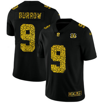 Nike Bengals 9 Joe Burrow Black Leopard Vapor Untouchable Limited Jersey Nike Bengals 9 Joe Burrow Black Leopard Vapor Untouchable Limited Jersey