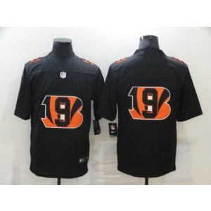Nike Bengals 9 Joe Burrow Black Shadow Logo Limited Men Jersey Nike Bengals 9 Joe Burrow Black Shadow Logo Limited Men Jersey