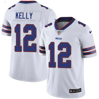 Nike Bills 12 Jim Kelly White Vapor Untouchable Limited Jersey Nike Bills 12 Jim Kelly White Vapor Untouchable Limited Jersey