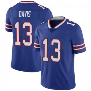 Nike Bills 13 Gabriel Davis Blue Vapor Untouchable Limited Men Jersey