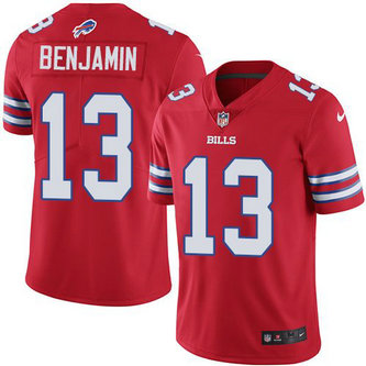 Nike Bills 13 Kelvin Benjamin Red Color Rush Limited Jersey Nike Bills 13 Kelvin Benjamin Red Color Rush Limited Jersey
